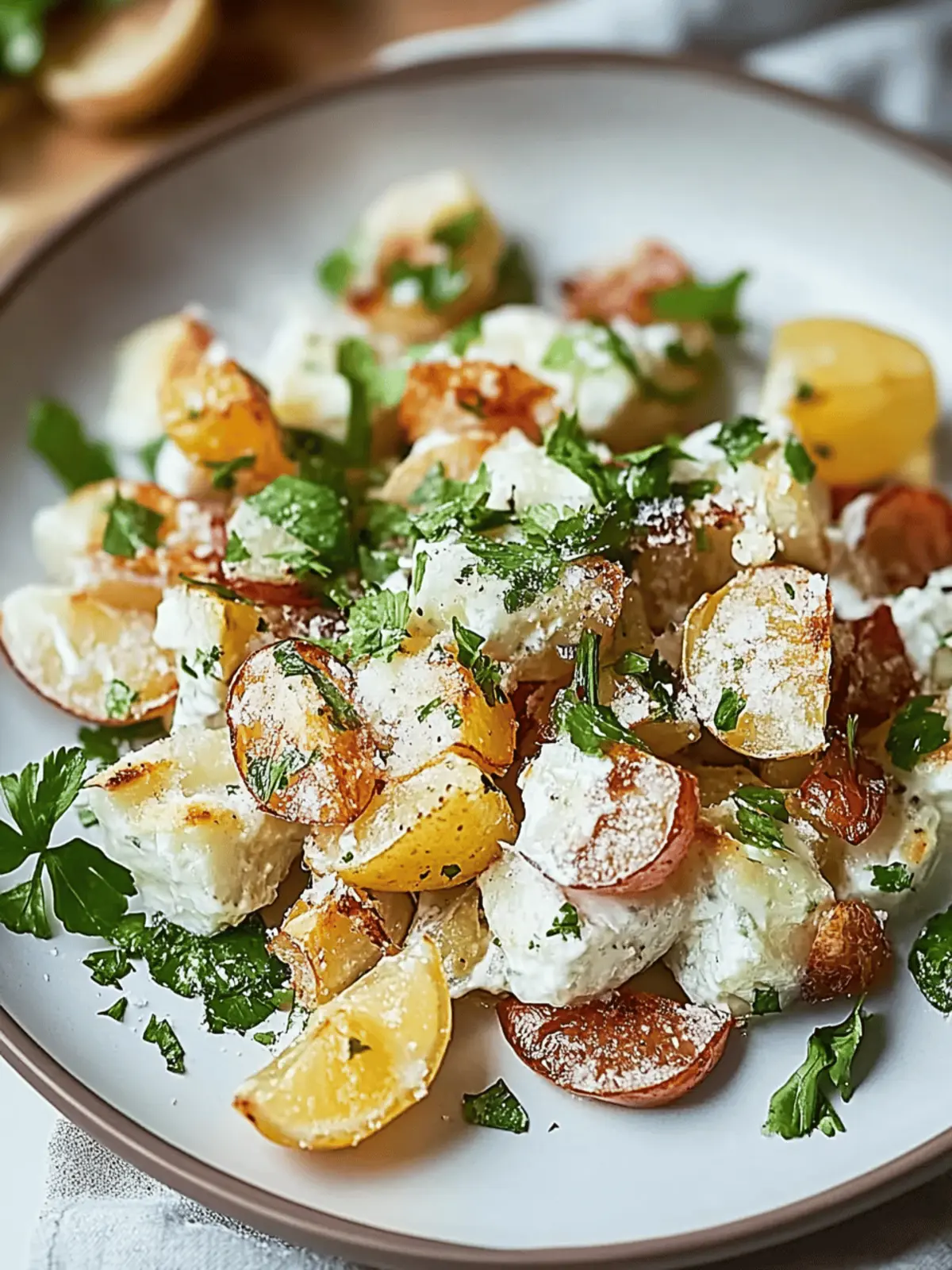 Krosser Kartoffelsalat für jeden Anlass genießen 2 Crispy Kartoffelsalat