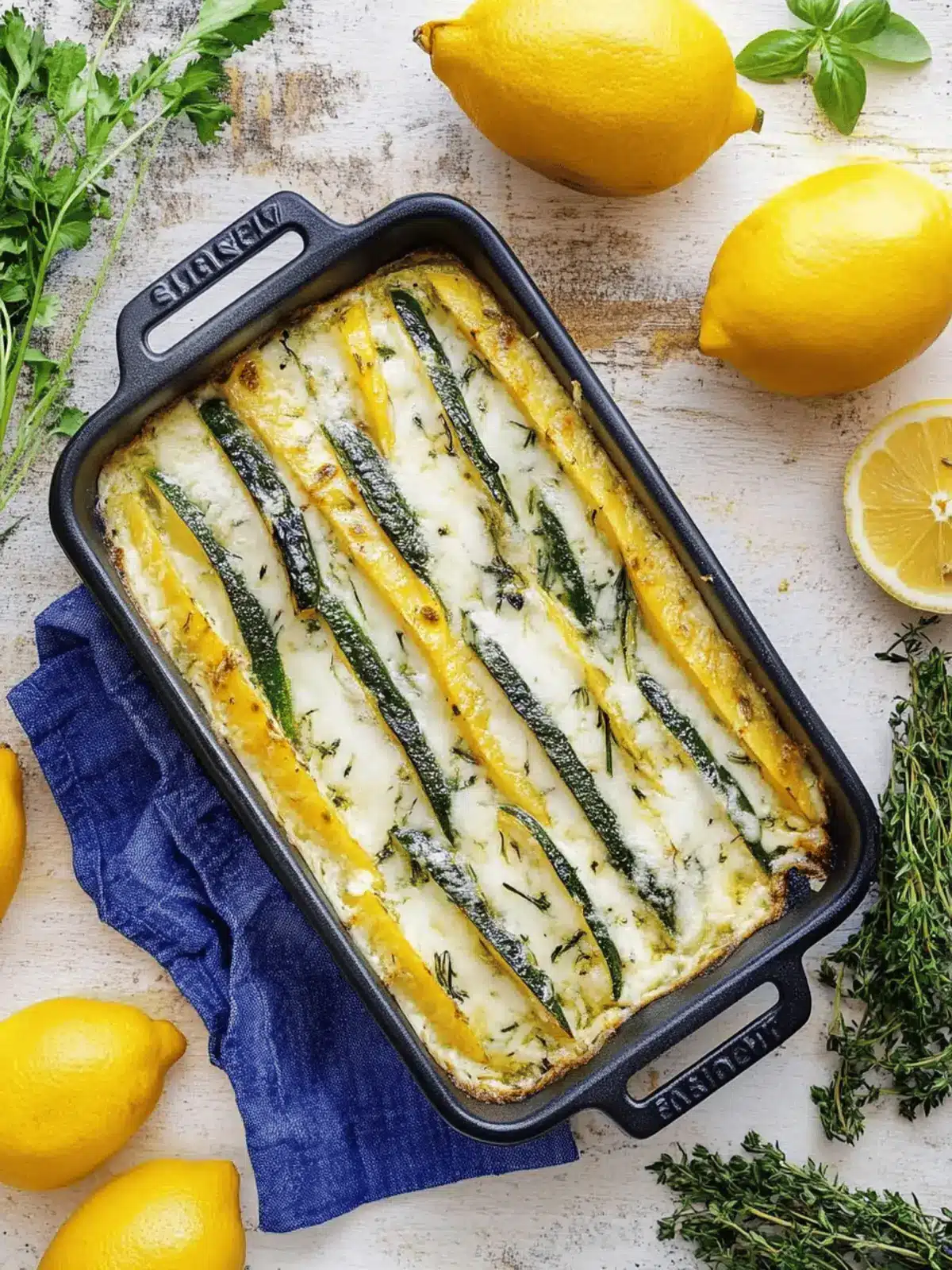 Kartoffel- und Zucchini-Auflauf