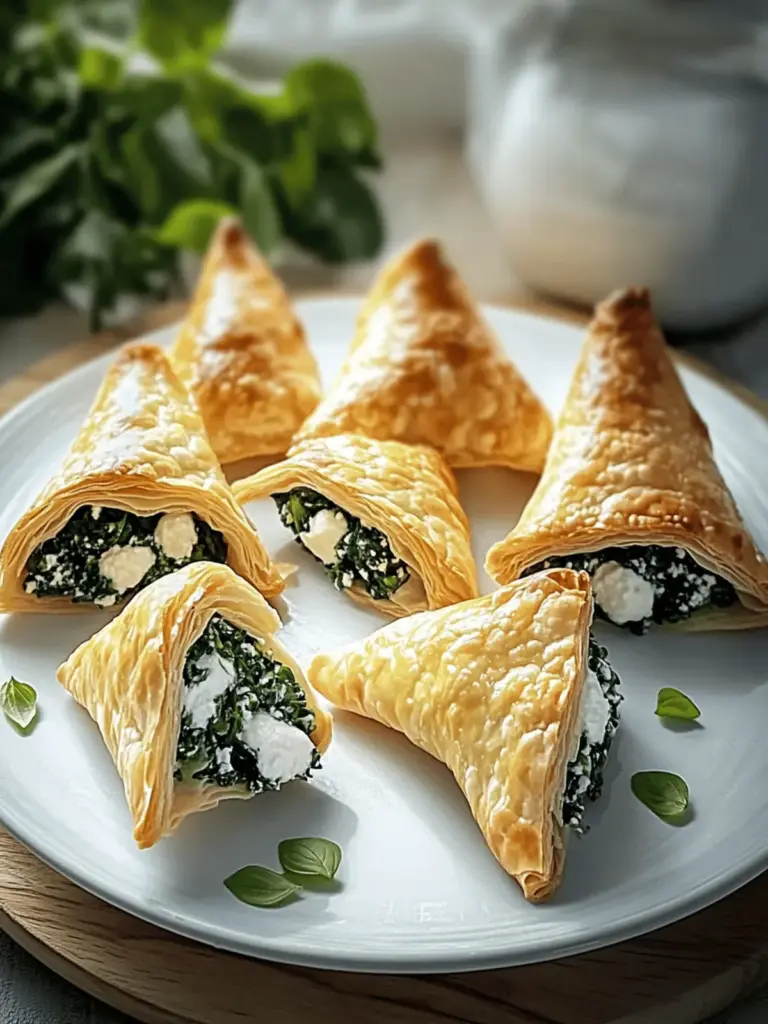 knuspriger Spinat und Feta