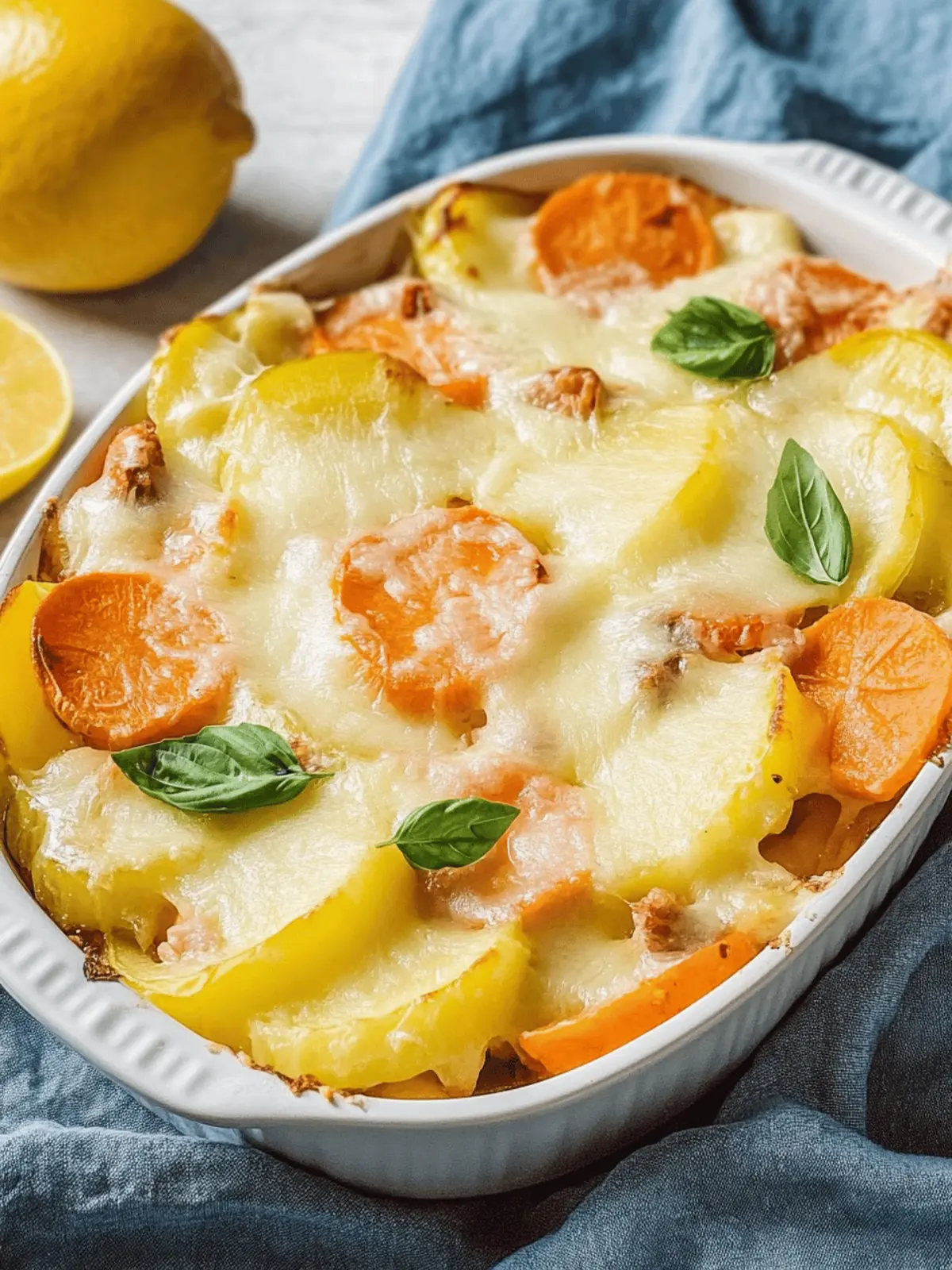 Kürbisauflauf mit Kartoffeln