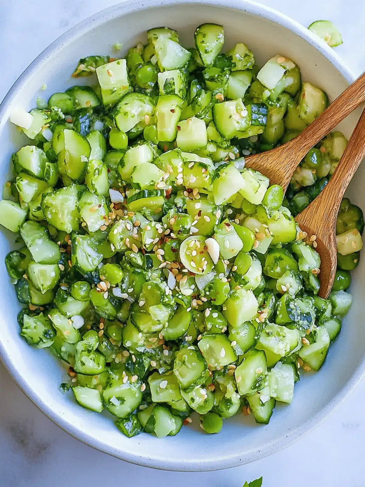 Gurken Edamame Salat: Frisch und Vegan Genießen 5 Gurken Edamame Salat