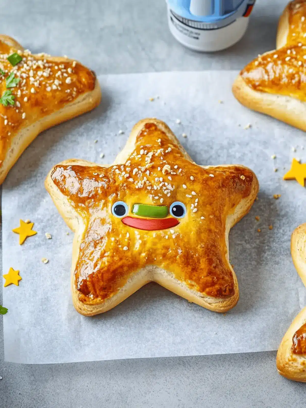 Bärengroße Hotdog-Sterne für schnellere Snacks 4 Bärengroße Hotdog-Sterne