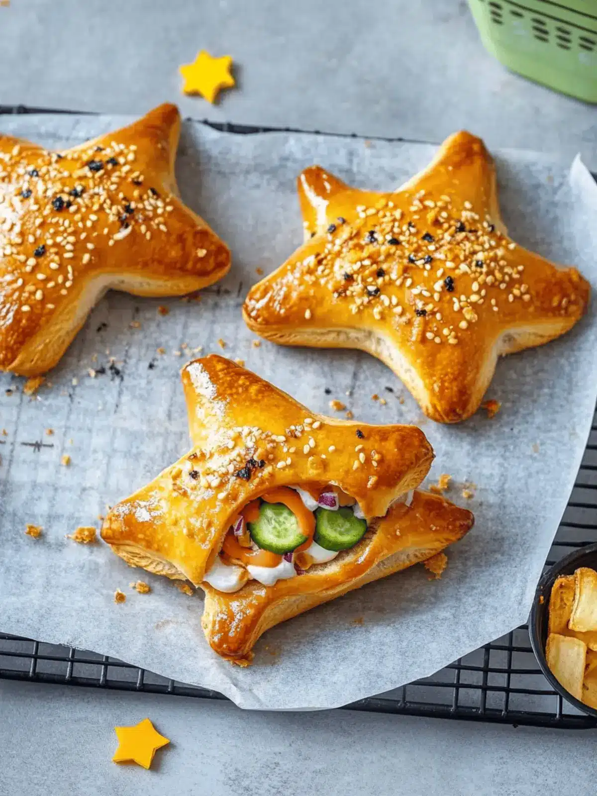 Bärengroße Hotdog-Sterne für schnellere Snacks 3 Bärengroße Hotdog-Sterne
