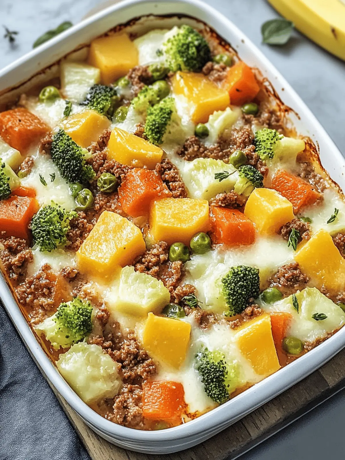 Bunter Gemüse- und Hackfleischauflauf für die ganze Familie 2 Buntes Gemüse- und Hackfleischauflauf