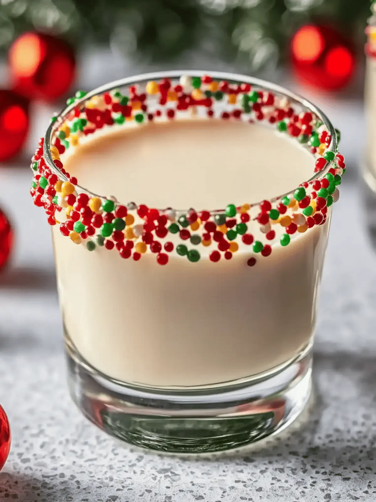 Weihnachts-Zuckerplätzchen-Shots