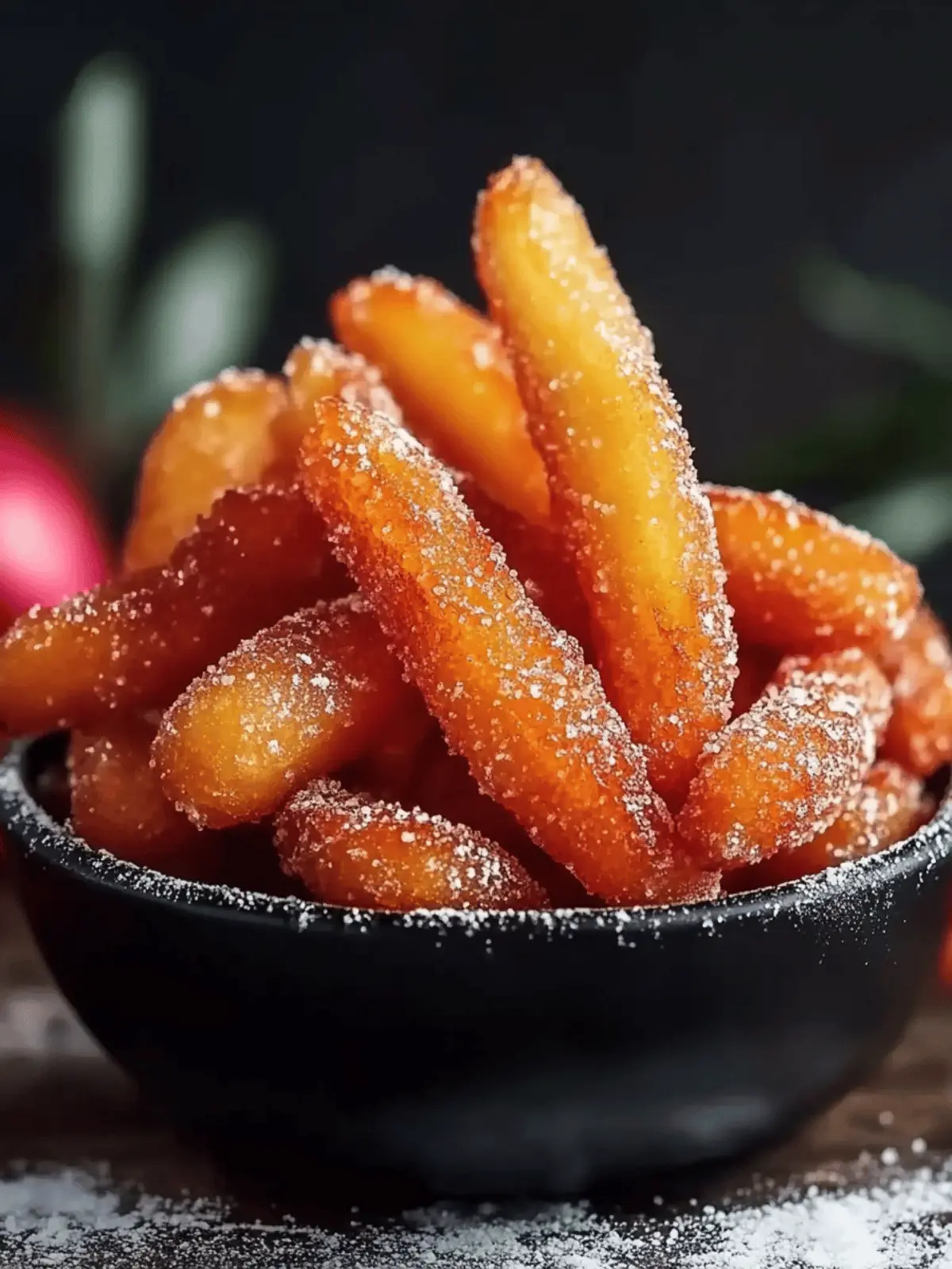 Apfelsticks im Heißluftfritteuse