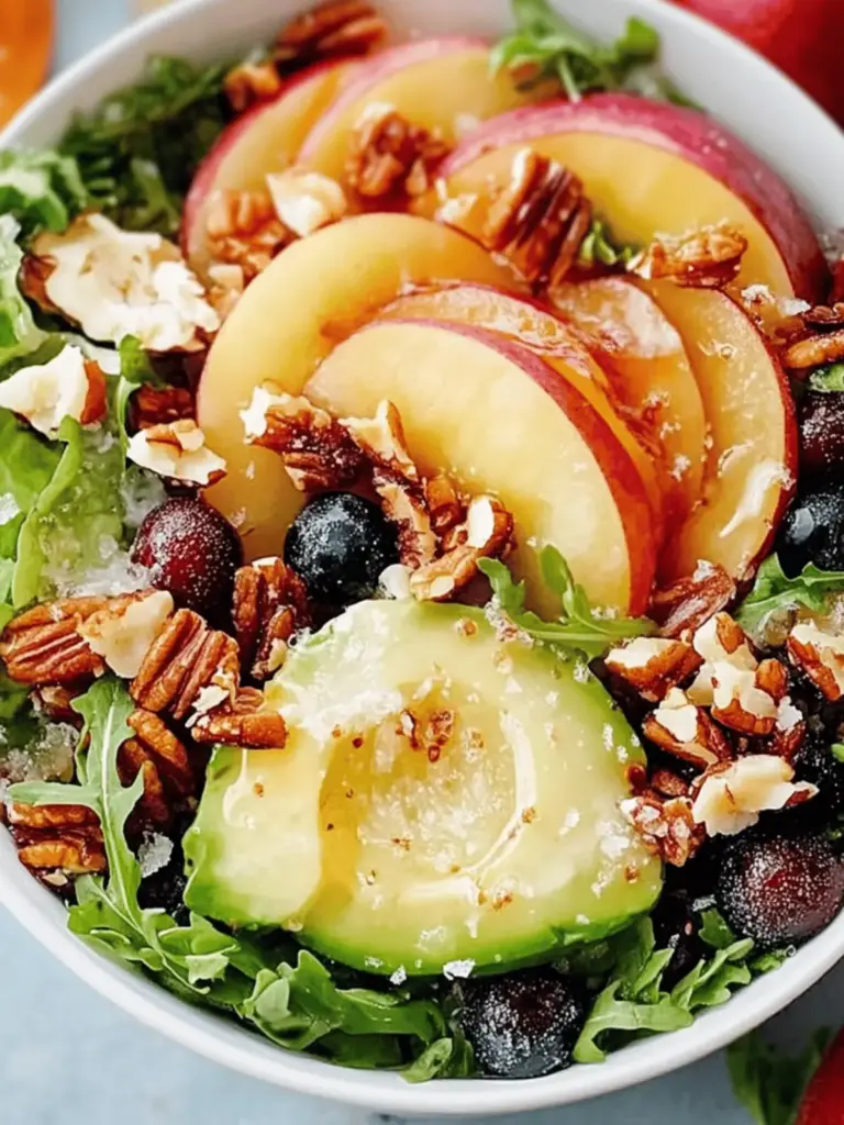 Herbstsalat mit knusprigem Topping