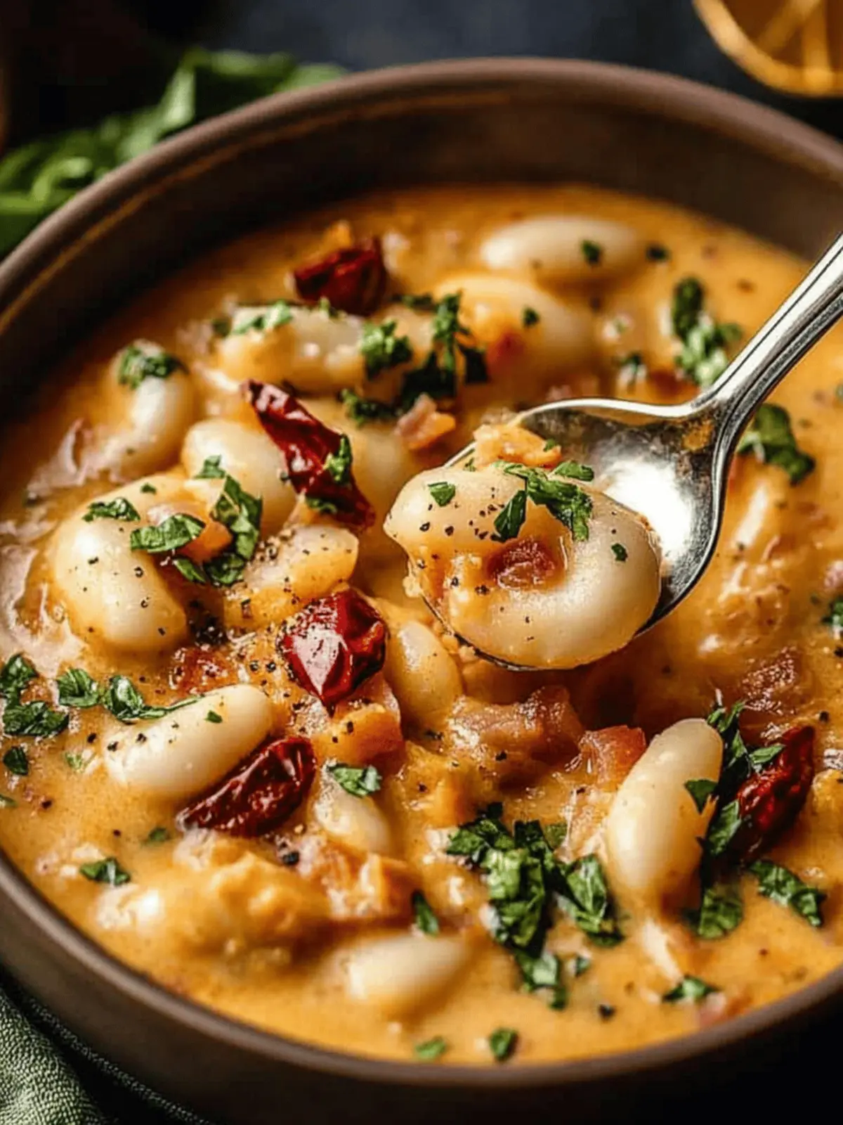 Cremige Tomaten- und Bohnensauté für schnelle Abende 3 Cremige Tomaten- und Bohnensauté