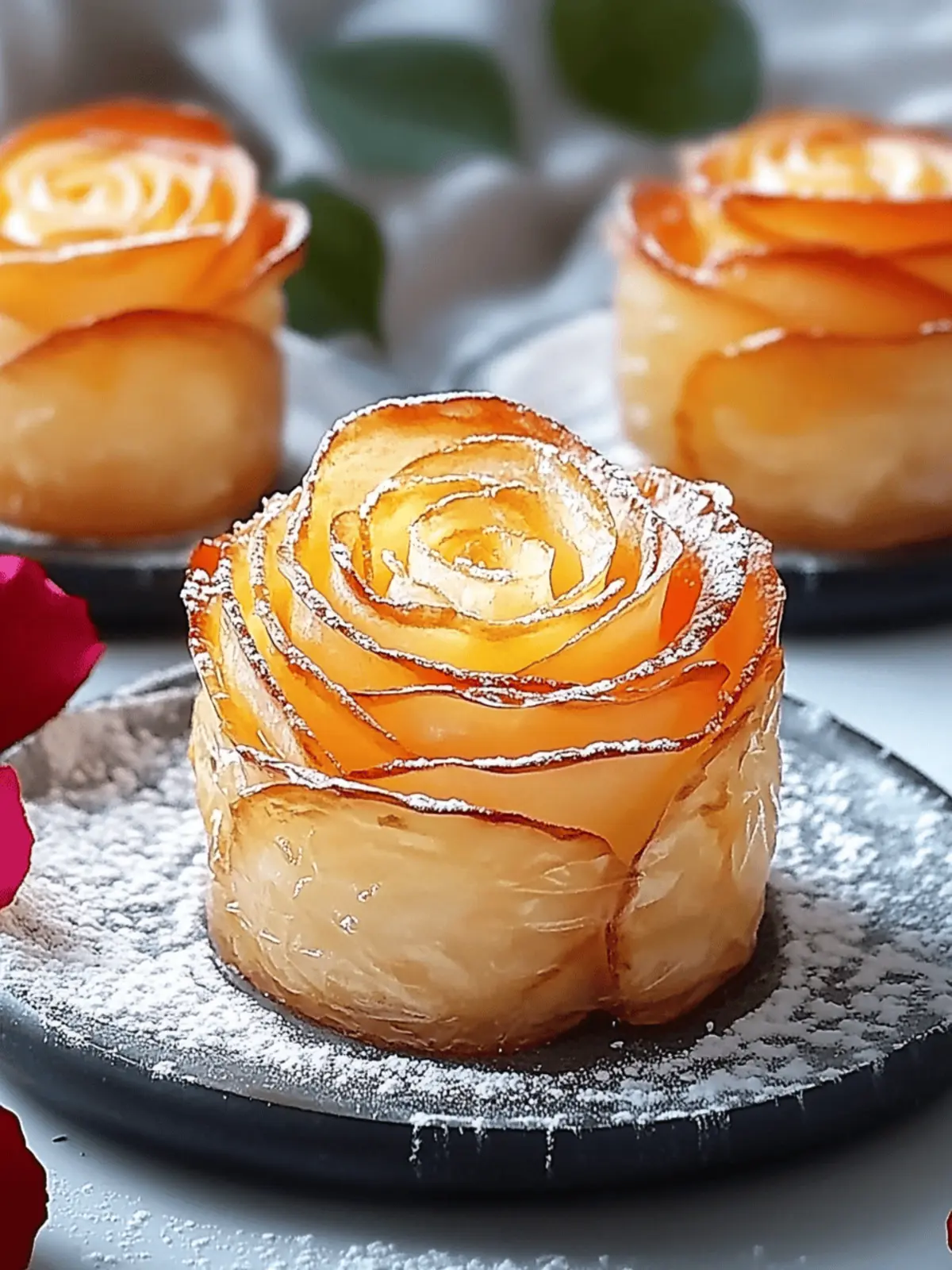 Geniale Apfelrosen Blätterteig für jeden Anlass 4 Apfelrosen Blätterteig