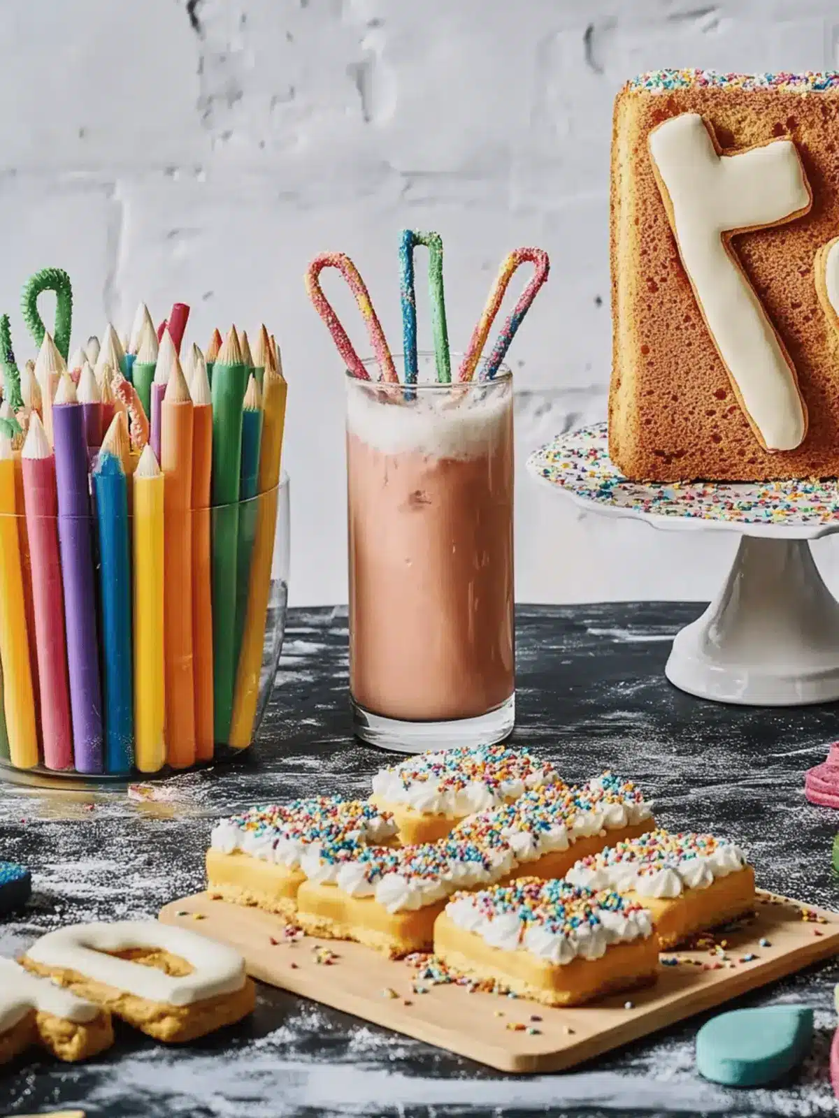 Rück-zur-Schule-Kuchen mit Bleistiftkeksen backen 5 Rück-zur-Schule-Kuchen mit Bleistiftkeksen genussvoll backen