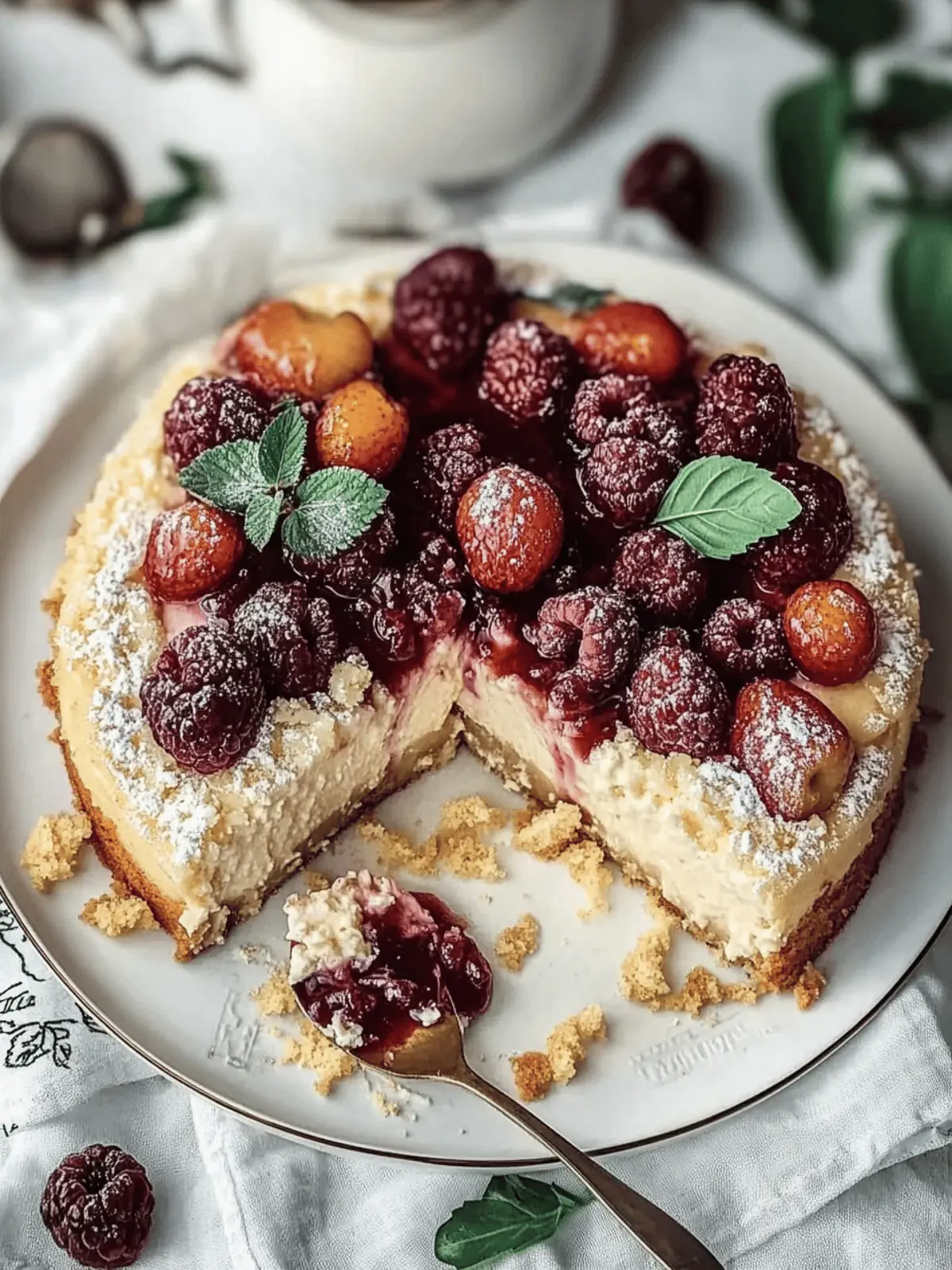 Pflaumenkuchenteig mit Streuselbelag