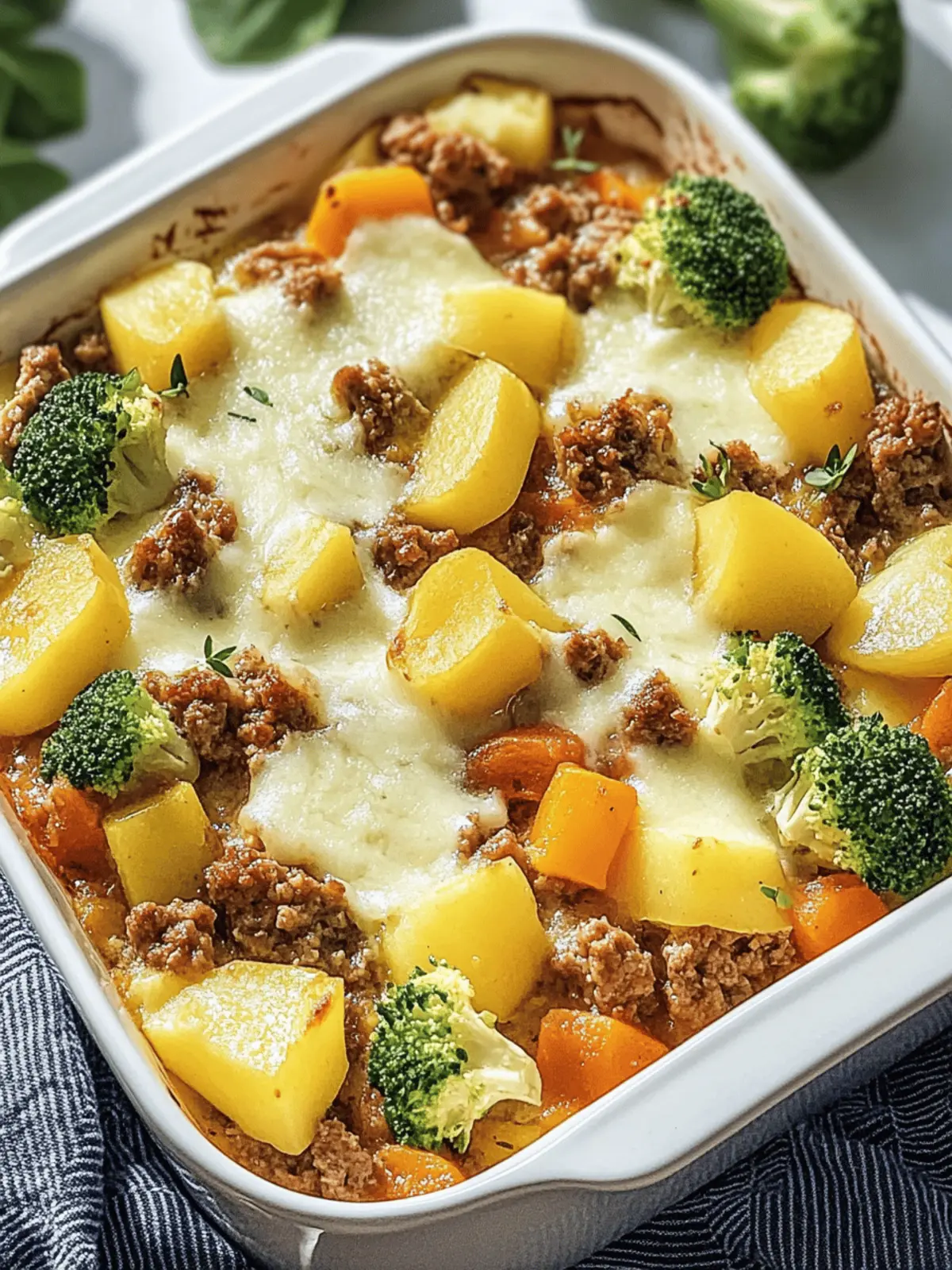 Bunter Gemüse- und Hackfleischauflauf für die ganze Familie 5 Buntes Gemüse- und Hackfleischauflauf