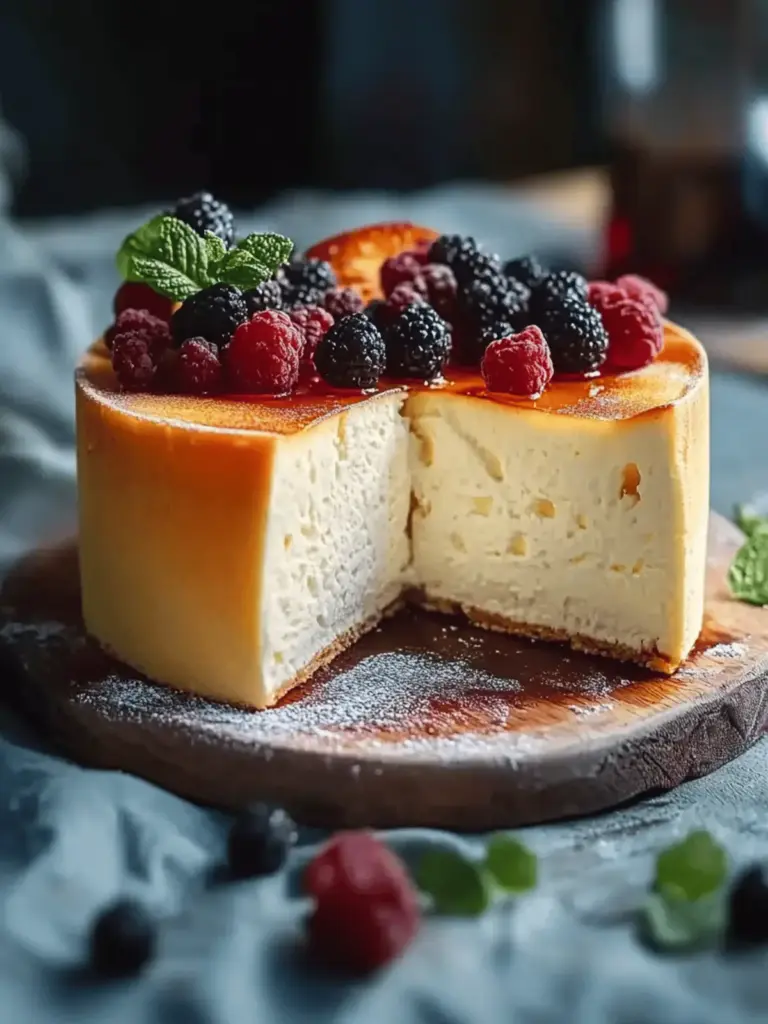 Creamy cheesecake without base