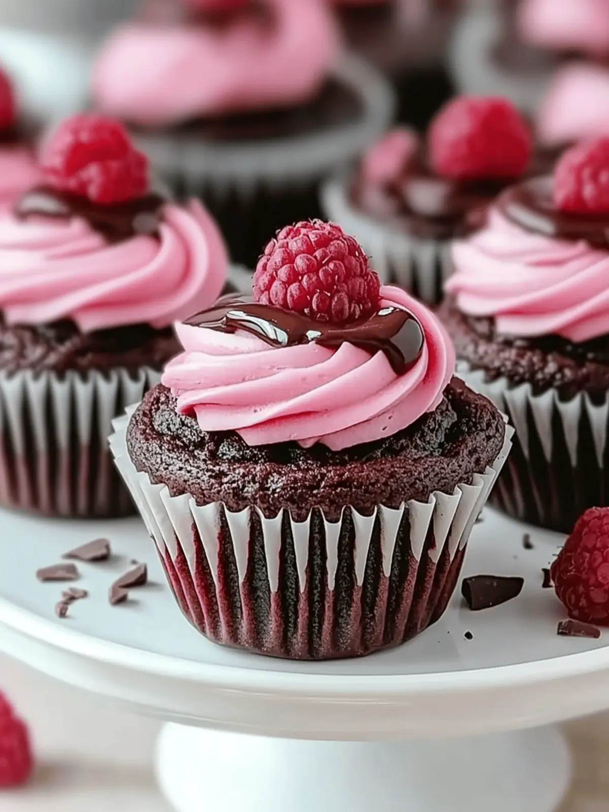 Himmlische Schokoladen- und Himbeermuffins genießen 4 Himmlische Schokoladen- und Himbeermuffins