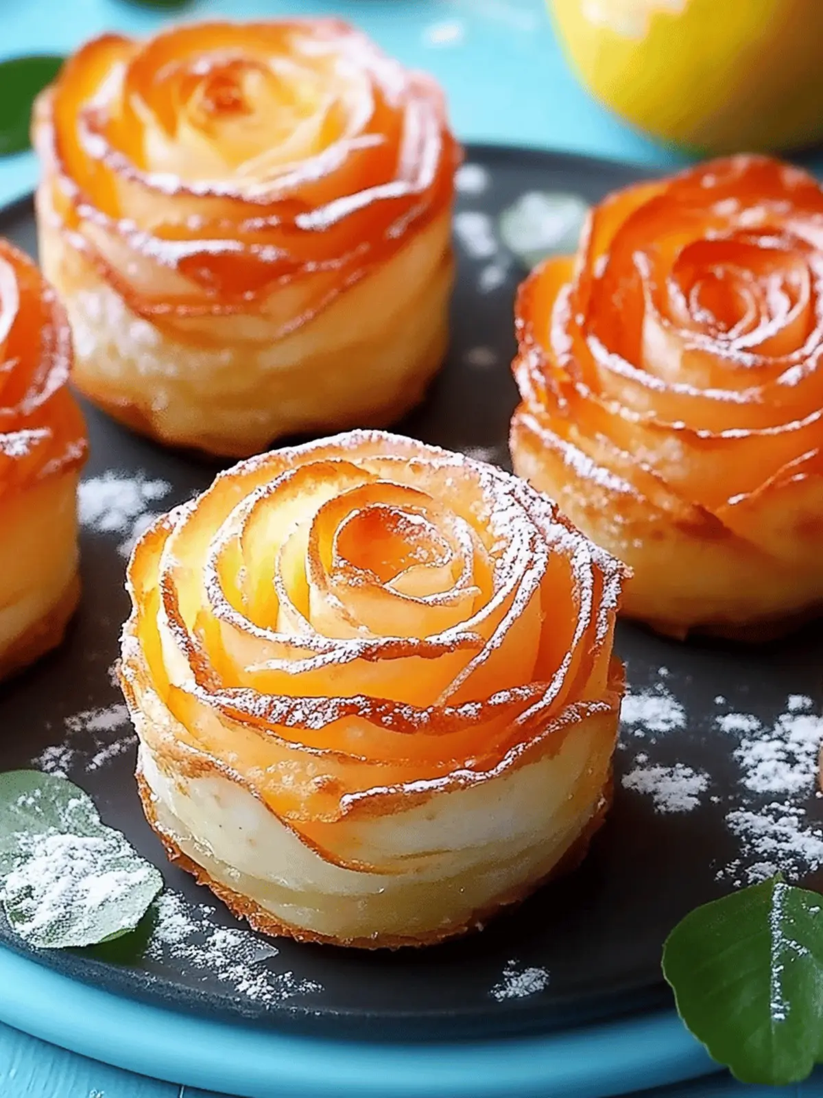 Geniale Apfelrosen Blätterteig für jeden Anlass 5 Apfelrosen Blätterteig