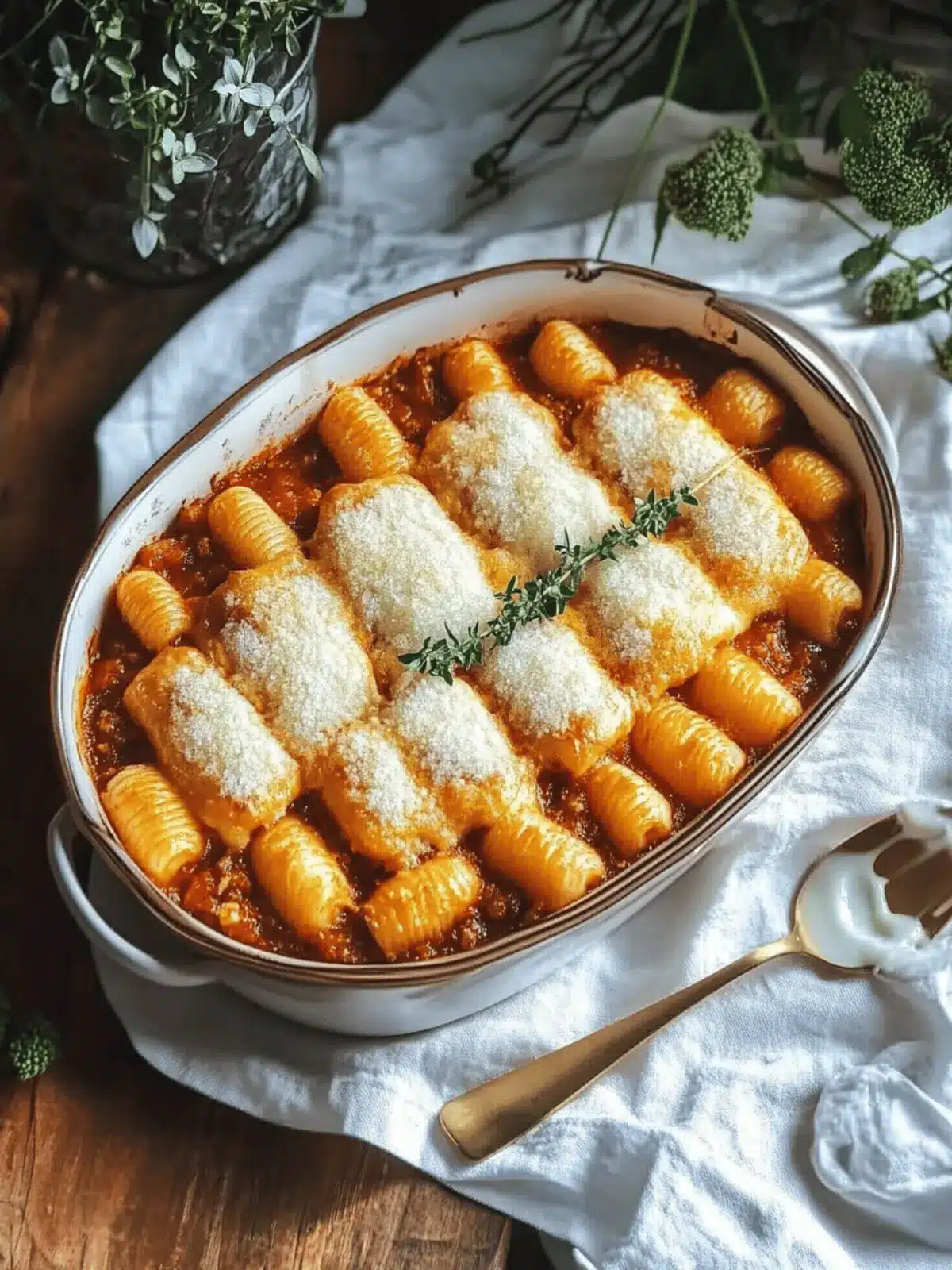 Kroketten- und Hackfleischauflauf