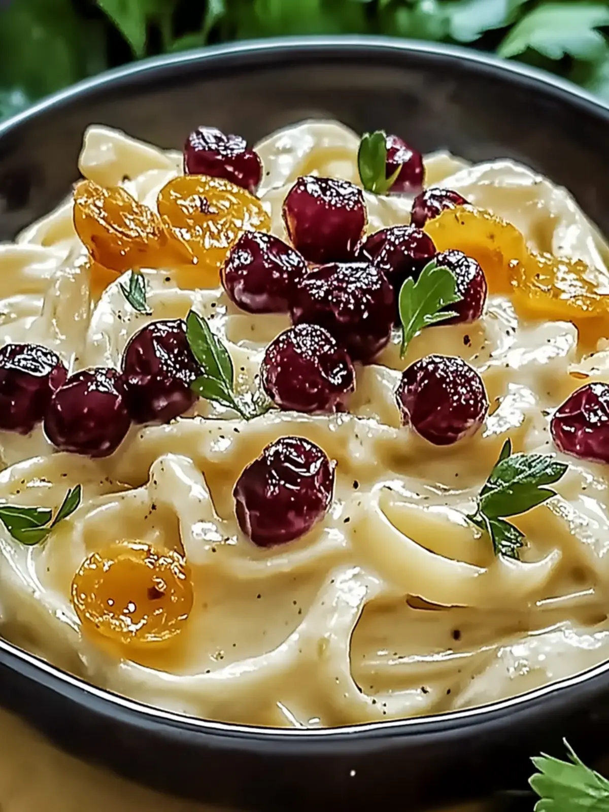 Brie-Pasta und Preiselbeerkompott für Feinschmecker 5 Brie-Pasta und Preiselbeerkompott für Kenner