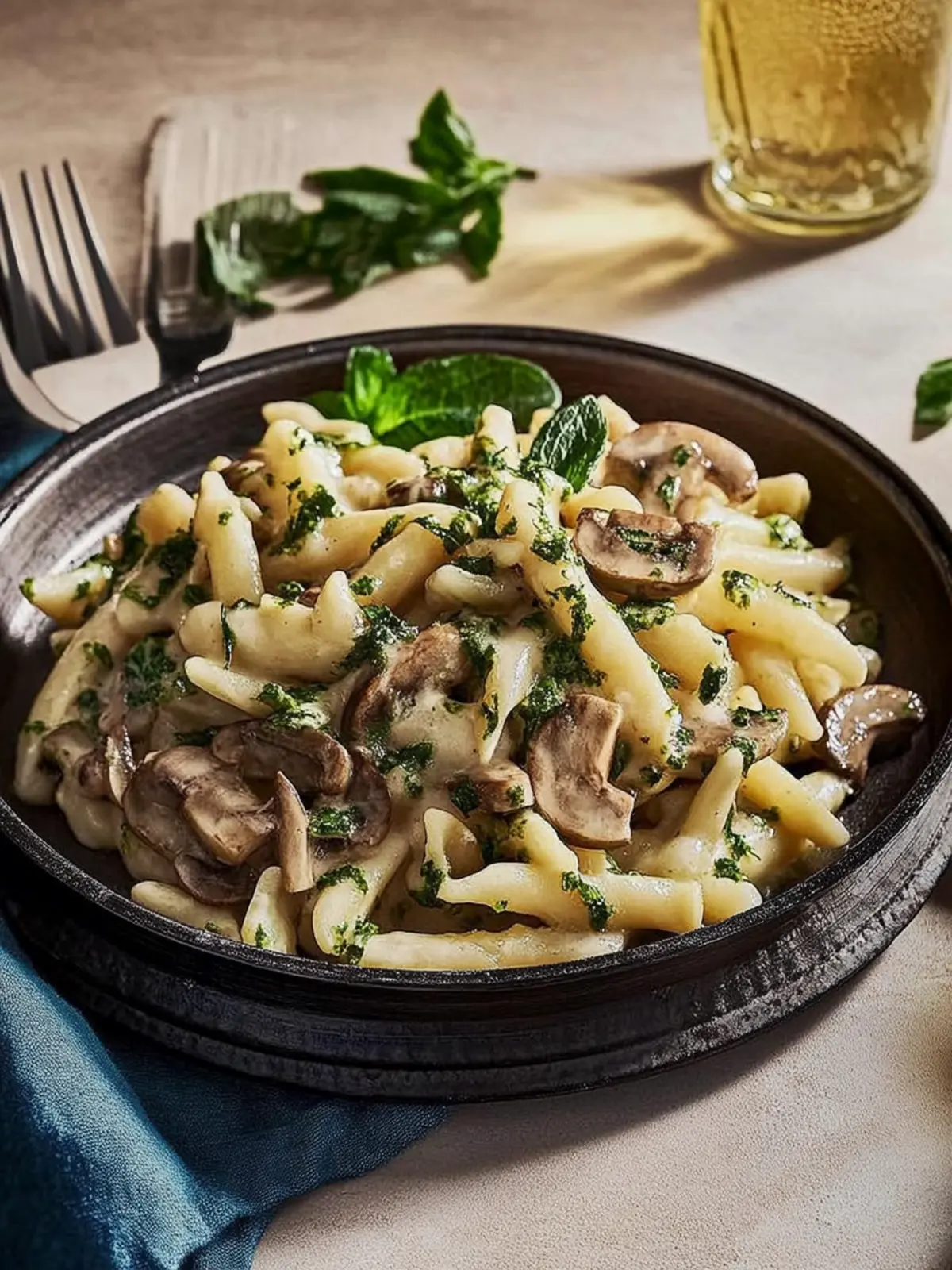 Spätzle mit Pilzen: Schnelles Komfortessen genießen 2 Spätzle mit Pilzen