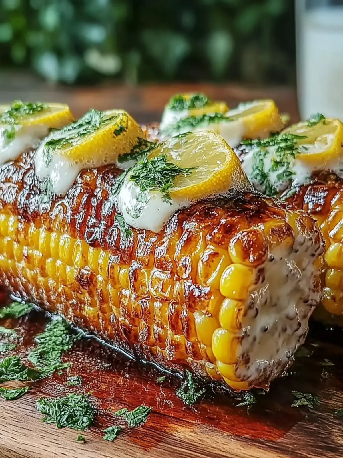 Honigbutter gebackene Maisrippen für Grillabende 4 Honigbutter gebackene Maisrippen