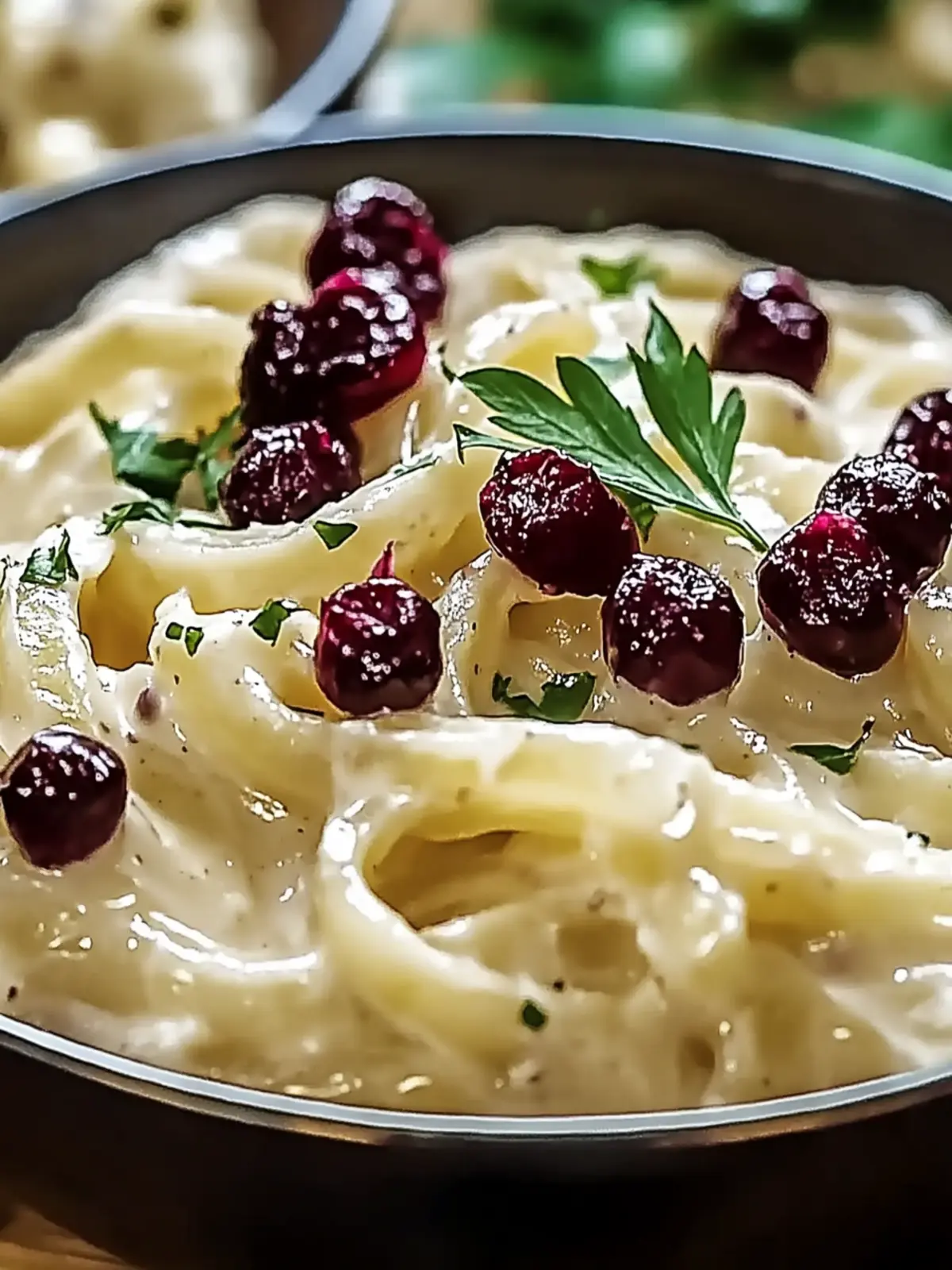 Brie-Pasta und Preiselbeerkompott für Feinschmecker 4 Brie-Pasta und Preiselbeerkompott für Kenner