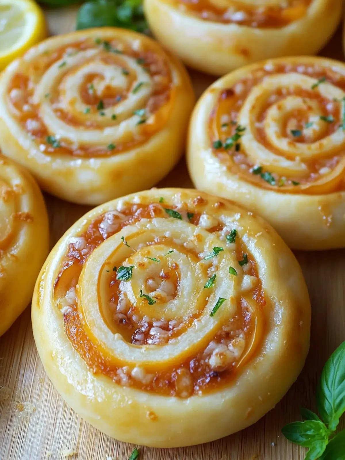 Pizzaschnecken mit Pizzateig